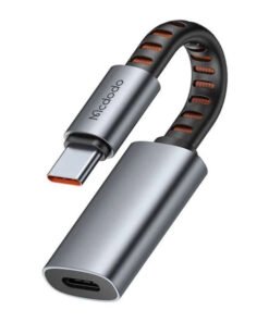 Mcdodo CA-4870 – front view of the 3-in-1 Lightning to USB-C adapter