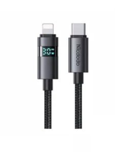 Mcdodo CA-6570 – 36W LED display USB-C to Lightning cable front view
