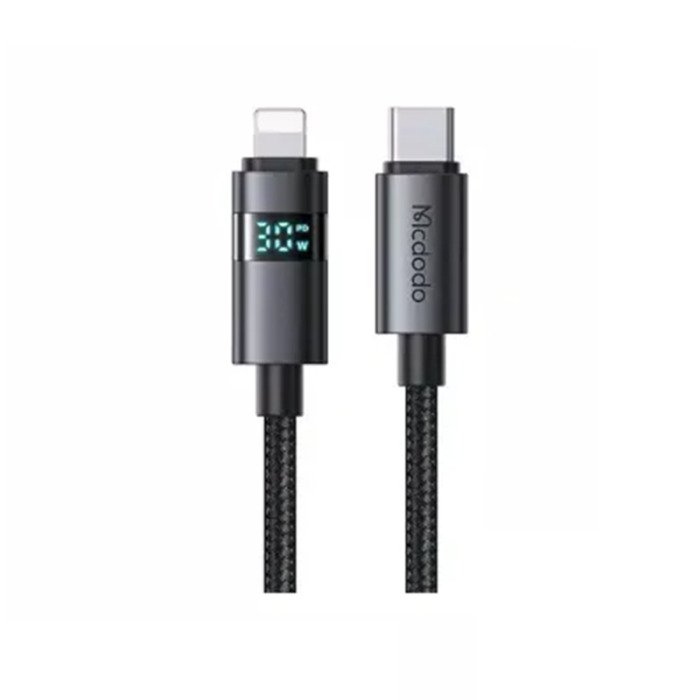 Mcdodo CA-6570 – 36W LED display USB-C to Lightning cable front view