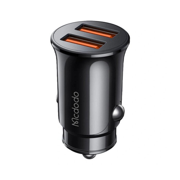 Mcdodo CC-6602 – 12W dual USB car charger in black