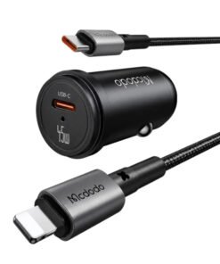 Mcdodo CC-7495 – 45W car charger with USB-C to Lightning cable