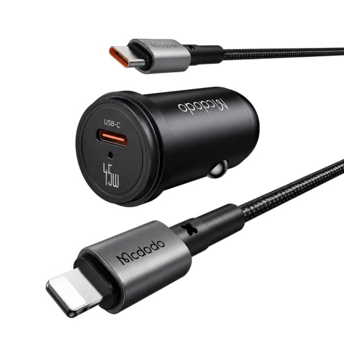 Mcdodo CC-7495 – 45W car charger with USB-C to Lightning cable