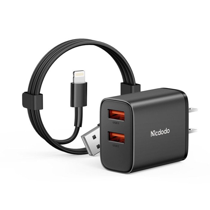 Mcdodo CH-4800 – 12W charger kit with Lightning cable