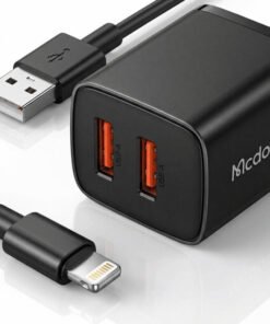 Mcdodo CH-4800 – Lightning connector and USB-A close-up