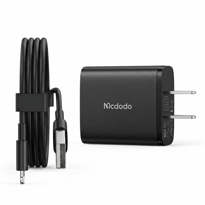 Mcdodo CH-4800 – US plug charger and USB-A to Lightning cable