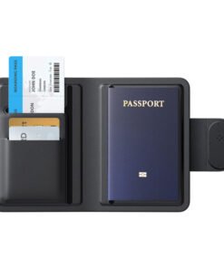 Mcdodo Napa Pro – open view with passport, cards and boarding pass slots