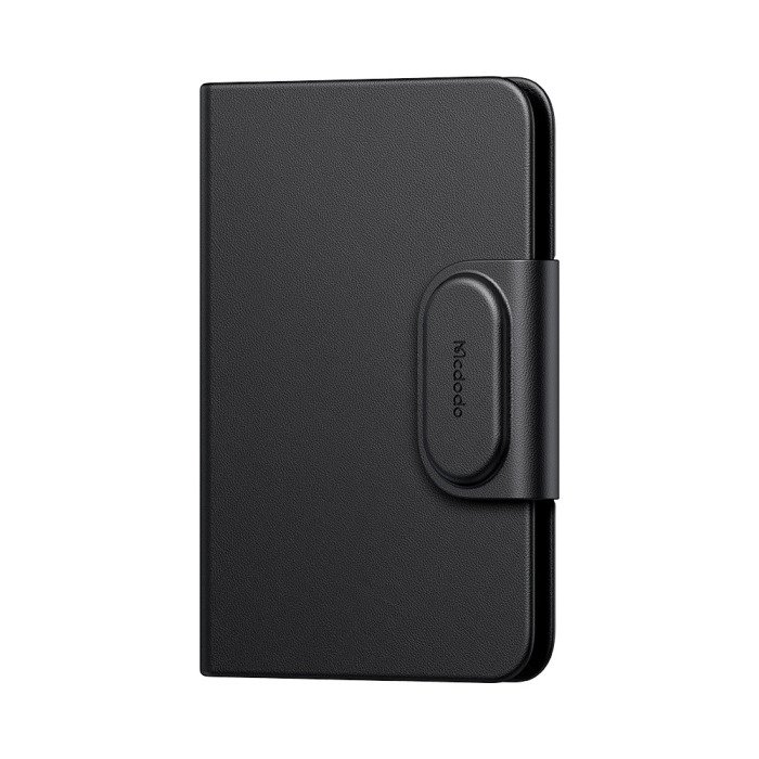 Mcdodo Napa Pro – black passport holder with magnetic closure