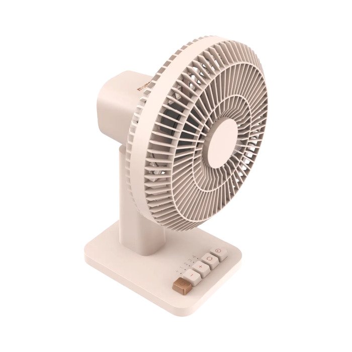 Momax Pod Mini Fan – angled side view