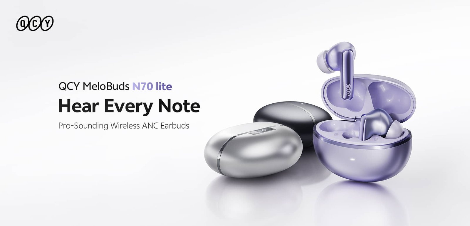 QCY MeloBuds N70i Lite ANC Earbuds