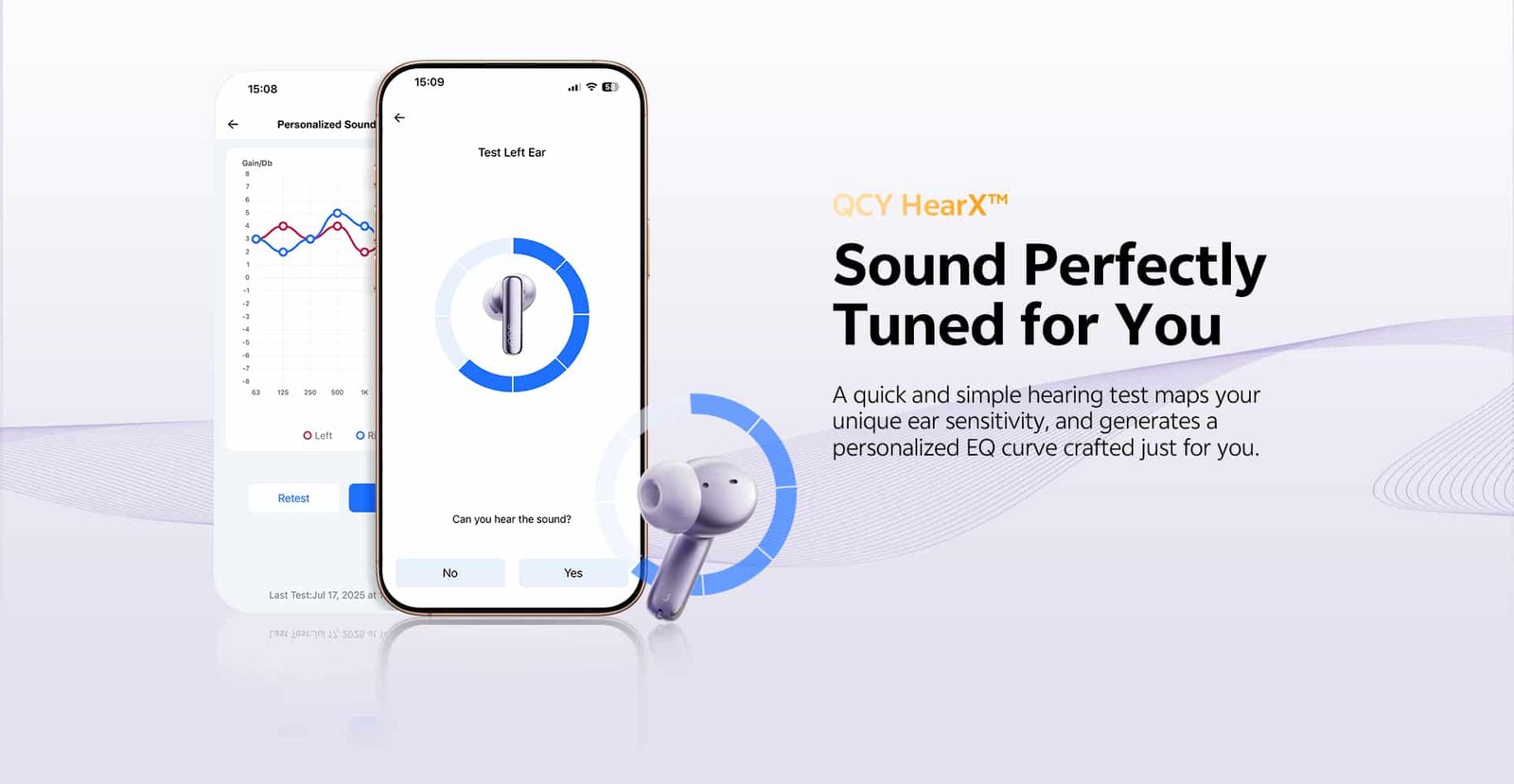 QCY MeloBuds N70i Lite ANC Earbuds