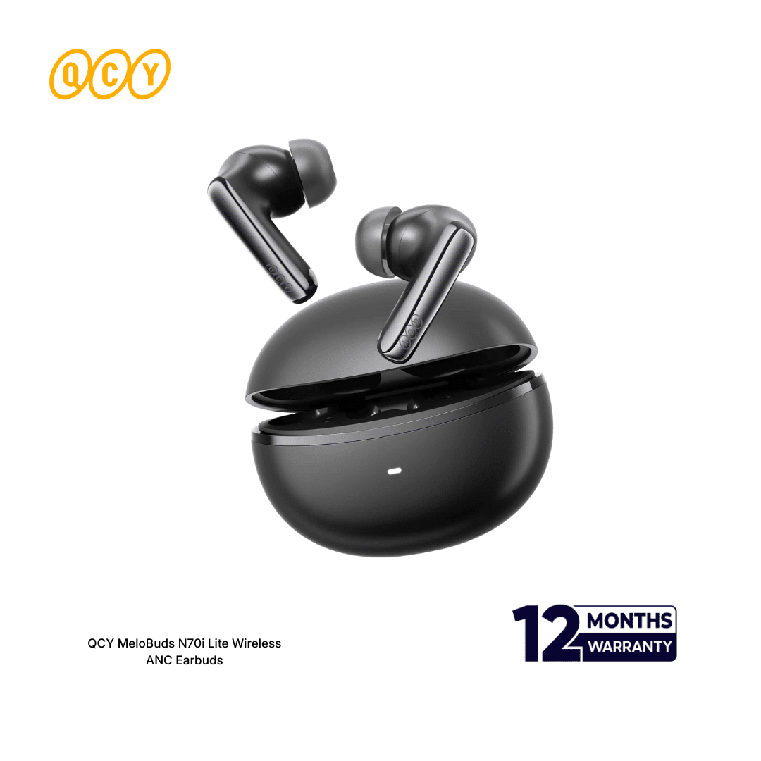 QCY MeloBuds N70i Lite Hi-Res LDAC ANC Earbuds