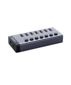 UGREEN 7-in-1 Hub – individual port switches side view
