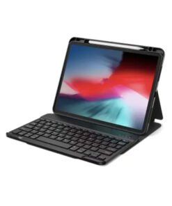 WiWU Keyboard Case – black Bluetooth keyboard with iPad stand